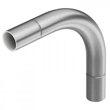 Hot-dip galvanised steel bend, without thread