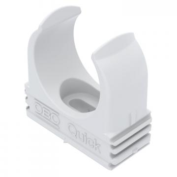 Quick clip, flame-resistant, pure white