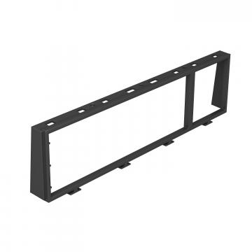 Installation frame for combination of 3x and 1x Modul 45® devices