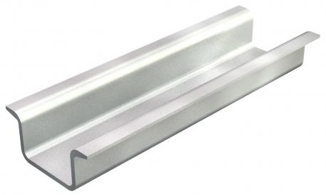 Hat profile rail, unperforated GTP