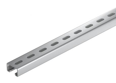 MS5030 mounting rail, slot 22 mm, A2, perforated 2000 | 50 | 30 | 3 | Bright, treated