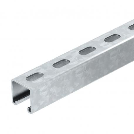 MS4141 mounting rail, slot 22 mm, FS, perforated