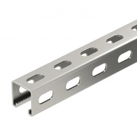 MS4141 mounting rail, slot 22 mm, A4, side perforation 3000 | 41 | 41 | 2 | Bright, treated