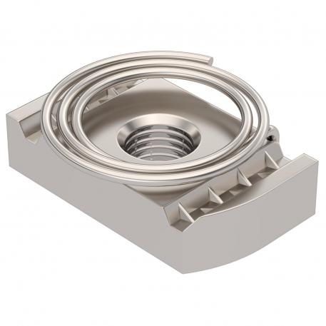 Slide nut with spring A4 35 | 20 | 8 | M10