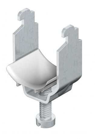 Clamp clip, single, plastic pressure trough, ALU