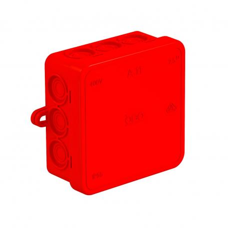Junction box A 11 75x75x35 | 12 | IP55 | Red