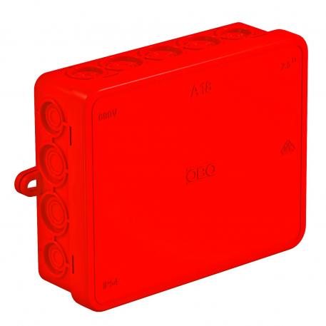 Junction box A 18 115x90x35 | 18 | IP55 | Red