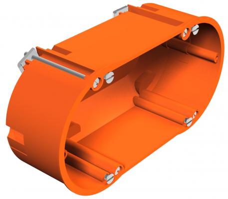 Cavity wall, double accessory socket