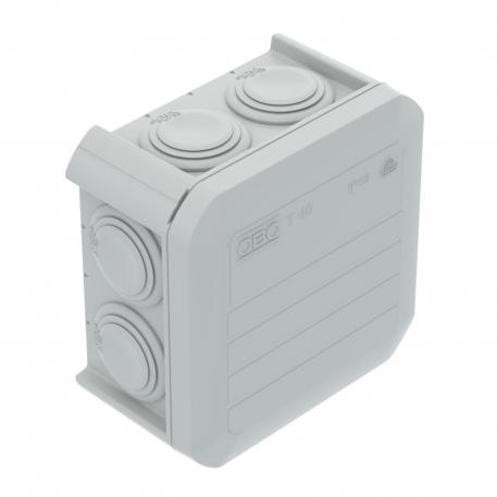 Junction box T 40, plug-in seal, flame-resistant