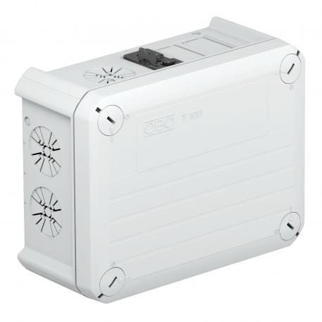 Junction box T 100, with Wieland connector and socket 1S4+3B3