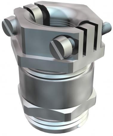 Cone cable gland, PG thread, strain relief, nickel-plated Pg 11