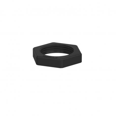 Locknut, metric thread, black M25 x 1,5 | 32