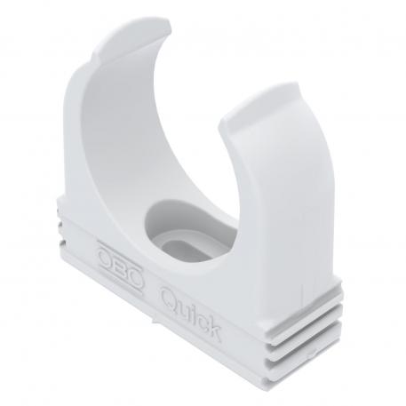 Quick clip, flame-resistant, pure white