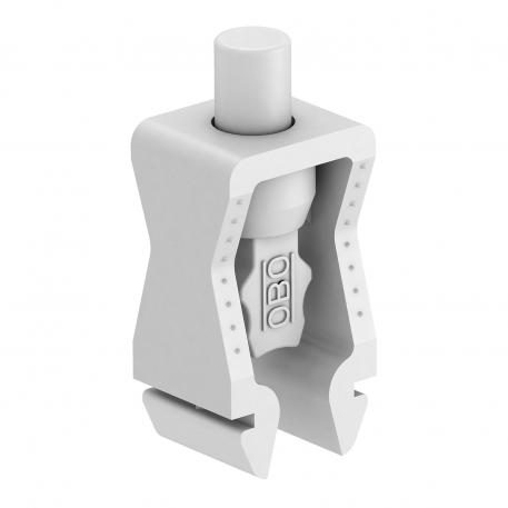 Impact clip, light grey