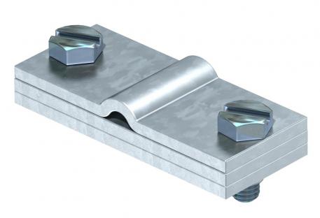 Earth connection terminal for round cable and flat conductor FT