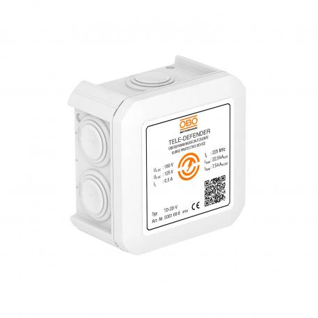 Combination protection device TD-2D-V for VDSL systems 2 |  | 125 | 180 | Terminal