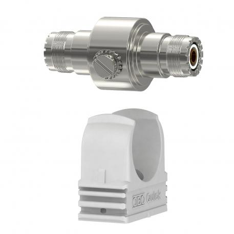 Coaxial protection devices for S-UHF connection: female/female
