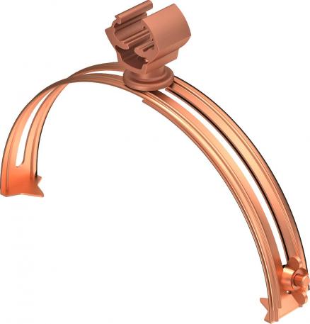 Roof conductor holder for ridge tiles, 185−260 mm, Rd 8–10, CU