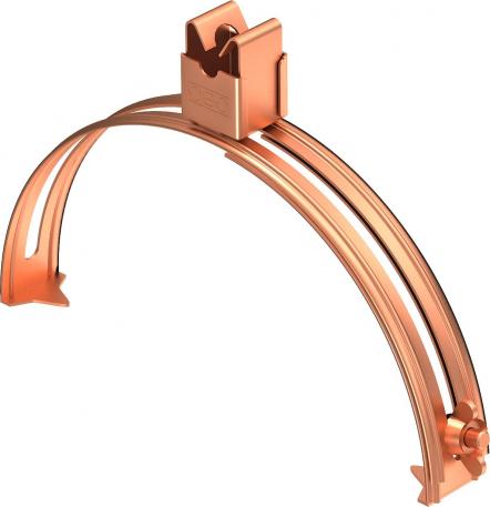 Roof conductor holder for ridge tiles, 185−260 mm, Rd 8 CU