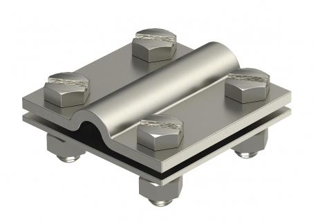 Cross-connector for round conductors and flat conductors A4