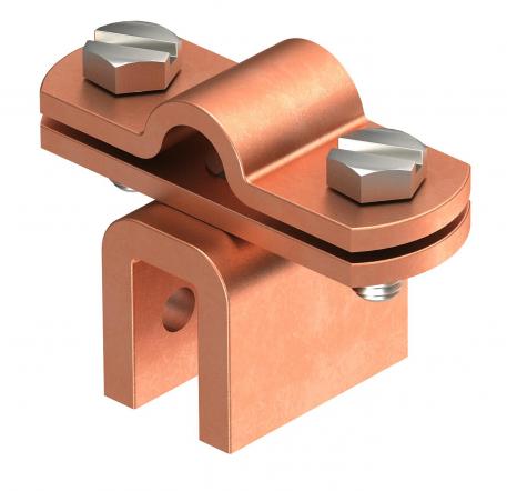 Folding clamp Rd 8-10 up to 10 mm plate thickness Cu