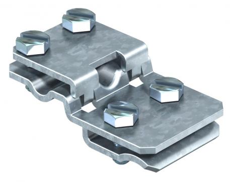 Folding clamp and connection terminal up to 5 mm FT plate thickness