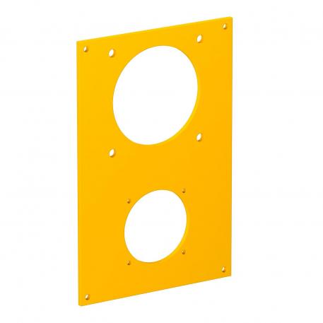 Cover plate VHF, for 1x surface-mounted socket, type ASD and 1x CEE connection unit