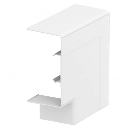 Flat angle hood, for device installation trunking Rapid 45-2 type GK-53100 107 | 55.5 | Pure white; RAL 9010