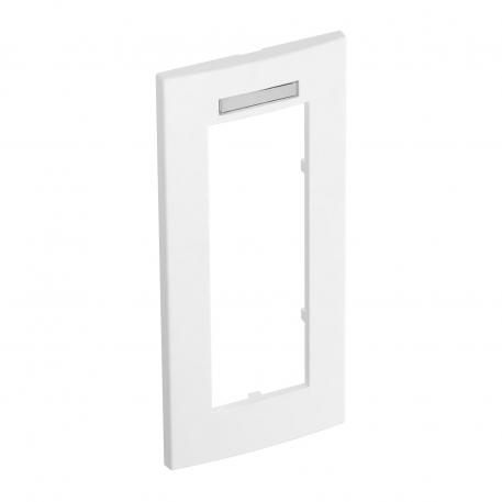 Cover frame AR45-BSF3, for accessory mounting box 71GD9-2, triple, with labelling panel for vertical device installation 3 | Vertical