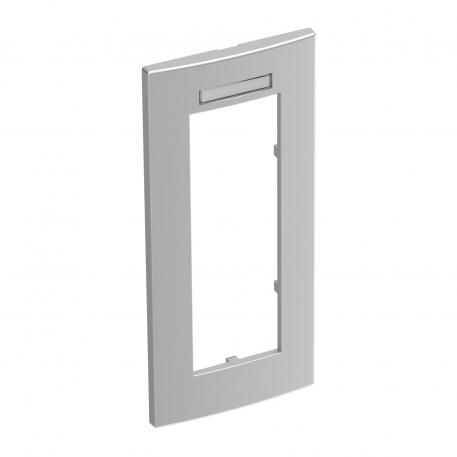 Cover frame AR45-BSF3, for accessory mounting box 71GD9-2, triple, with labelling panel for vertical device installation 3 | Vertical