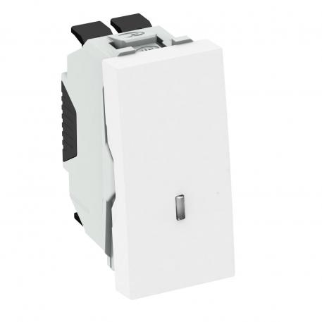Changeover switch with LED element, 1/2 module 22 | yes