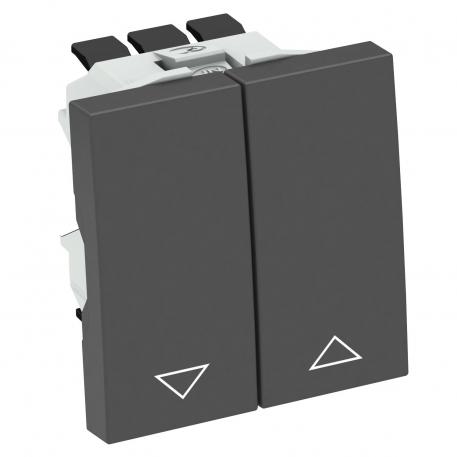 Roller blind button, 1 module 