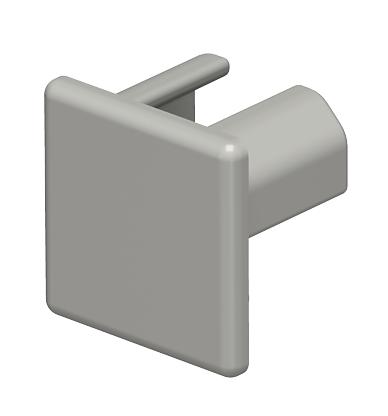 End piece, trunking type WDK 15015 15 | 15 | 15 | Stone grey; RAL 7030