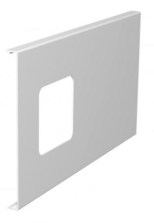 Cover for single accessory mounting box for WDK trunking, trunking height 170 mm 300 | Pure white; RAL 9010