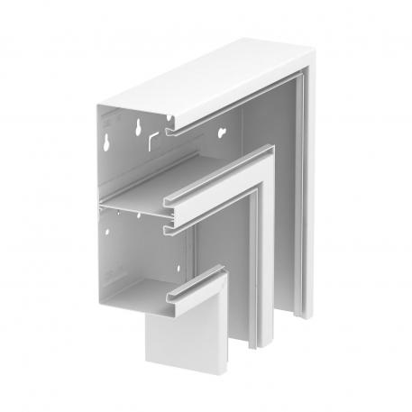 Flat angle, symmetrical, falling, double, for device installation trunking Rapid 80 type GS-D90210