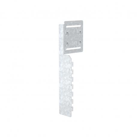 Mounting and connection profile for convection grids, trunking height 70 mm 70x130