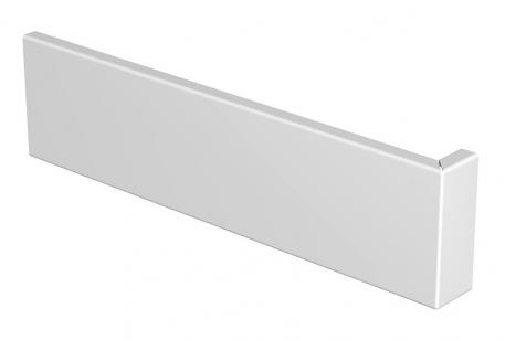 Sheet steel external corner cover