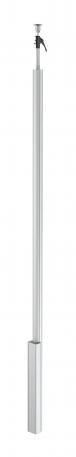 Service pole, type ISS110100R 3000 | Tension | Aluminium | aluminium | Anodised