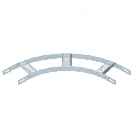 90° bend with trapezoidal rung, light-duty FT