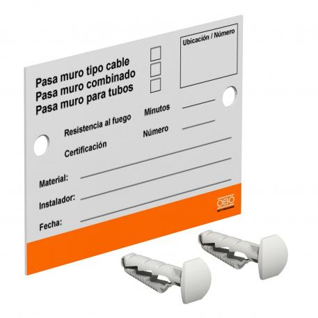 Identification plate ES Spanish