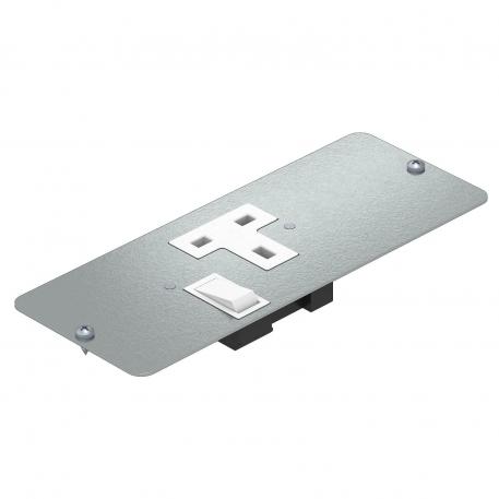 Cover plate APMT5 with single socket