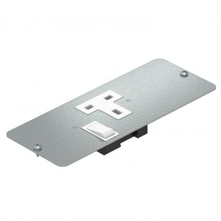 Cover plate APMT5 with single socket 