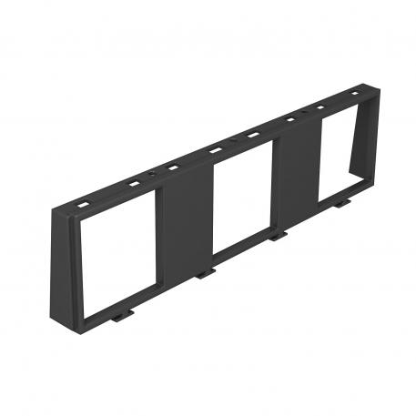 Installation frame for three single Modul 45® devices