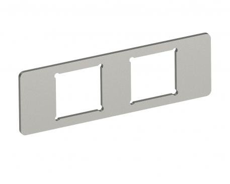 Mounting plate 2 x data socket type F for System 55