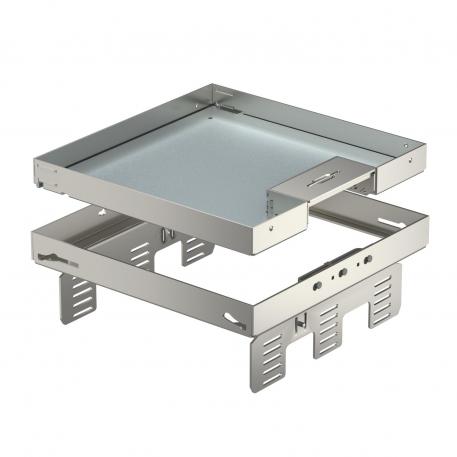 Height-adjustable cassette with cord outlet, RKSNUZD3, stainless steel 110 | 95 | 25 | 95 | 9