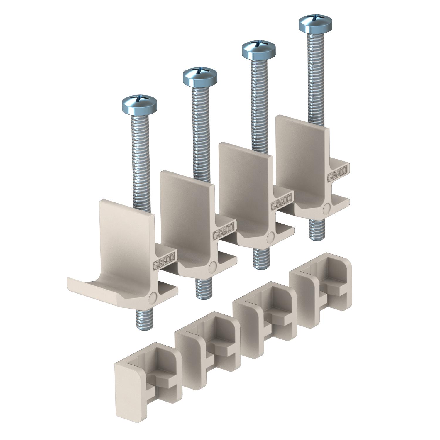 Fastening bracket for raised floor mounting OBO